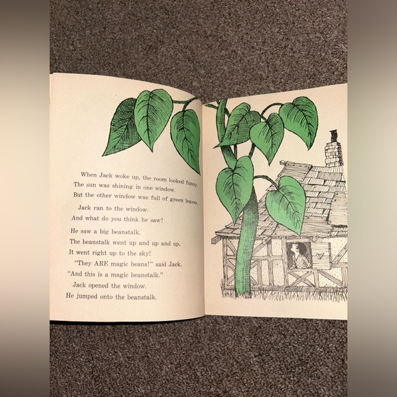 •5 FOR $10 KIDS TOYS• Jack & The Beanstalk 33 1/3 RPM PB Book + Record 1965 - Picture 5 of 11